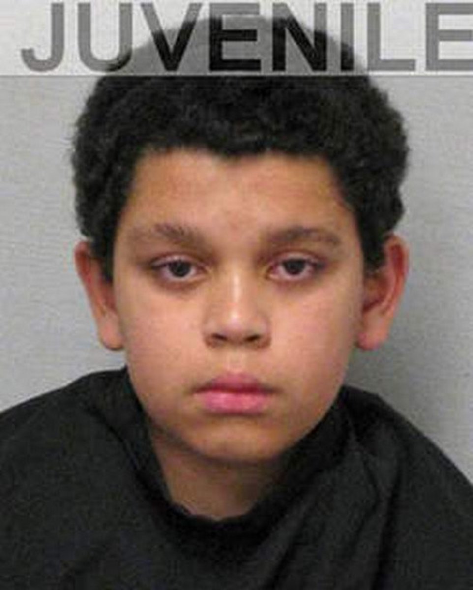 The mugshot of 12-Year-Old Cristian Fernandez, after he was arrested for the death of his younger brother