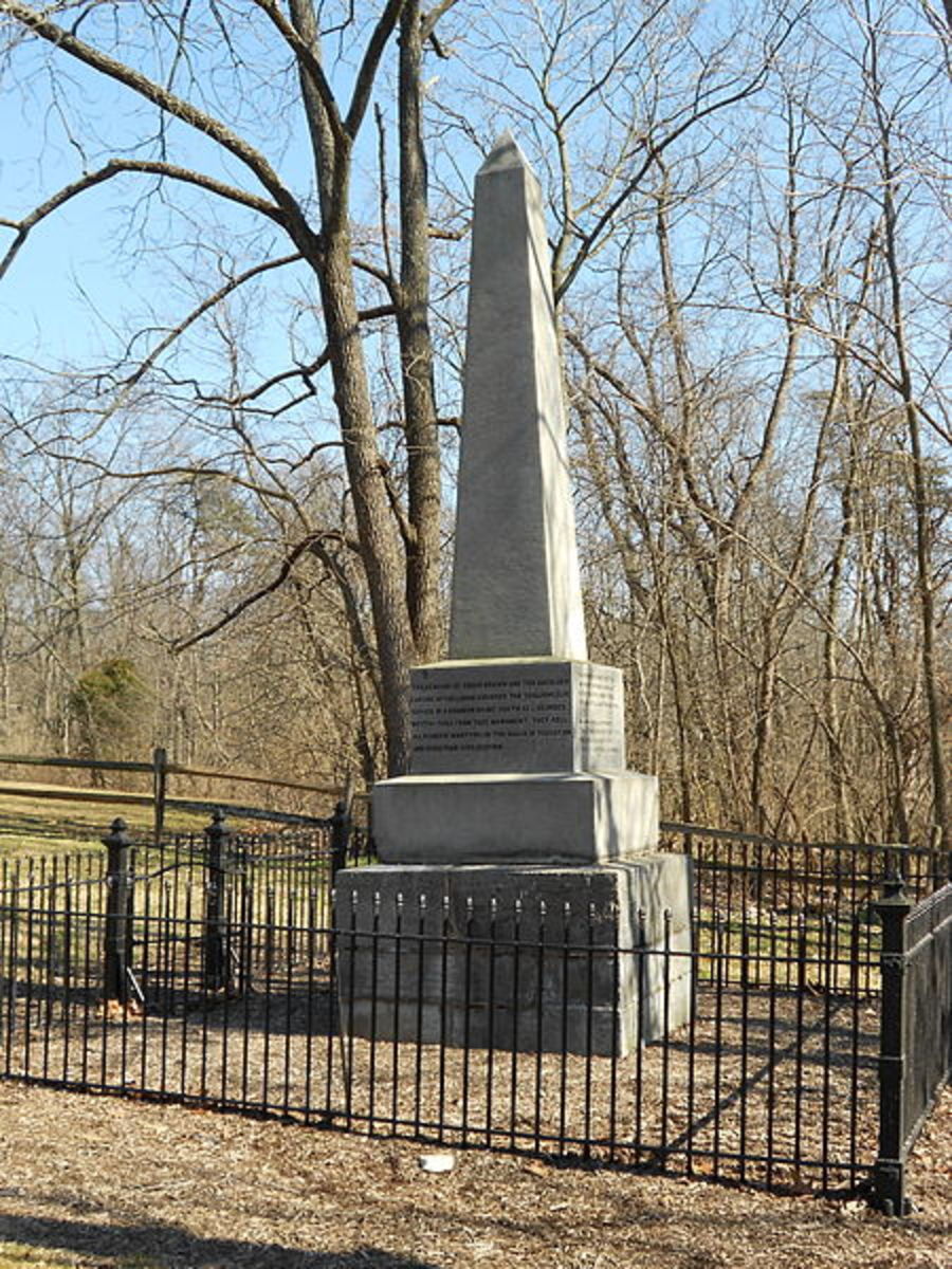 Memorial dedicated to the children of the Pontiac School Rebellion Massacre of 1764
