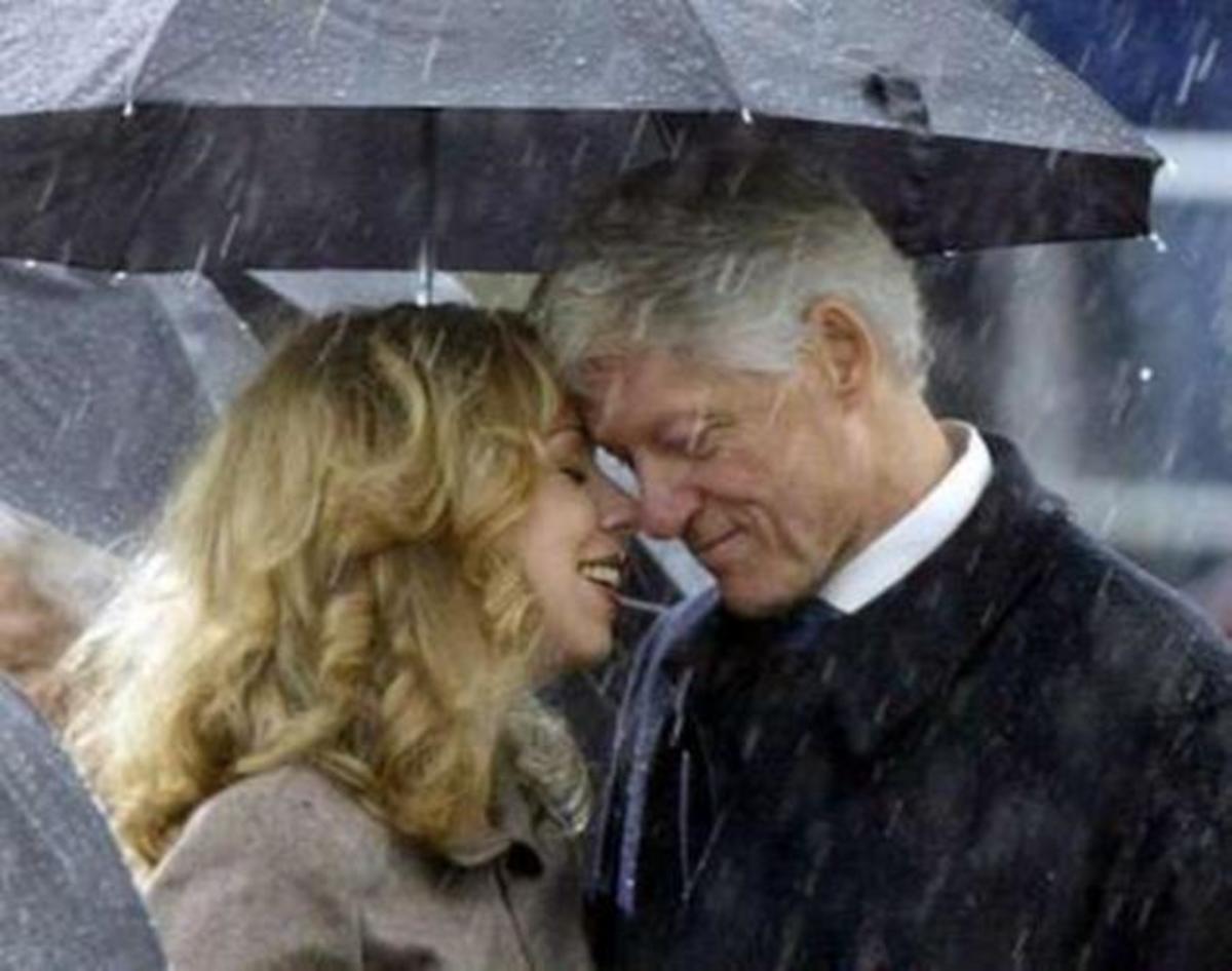 President Bill Clinton and daughter Chelsea