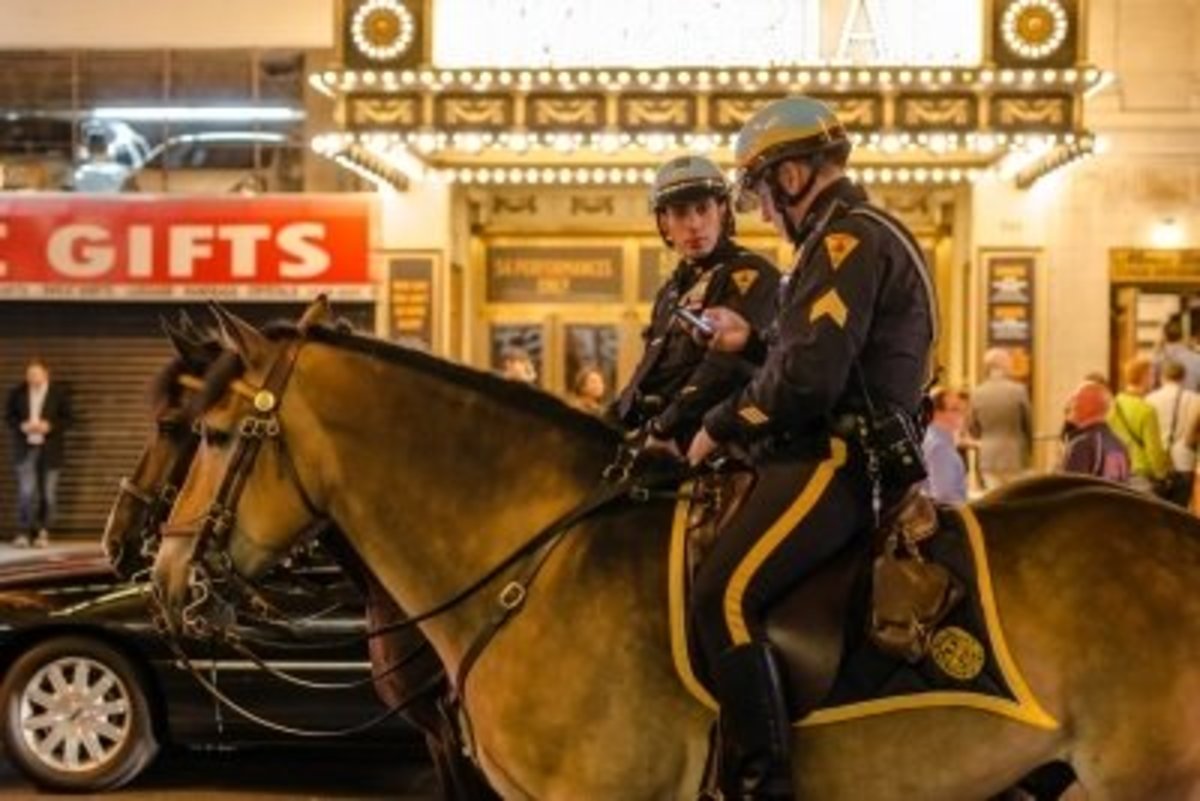 "New York Police On Horseback" by Franky242