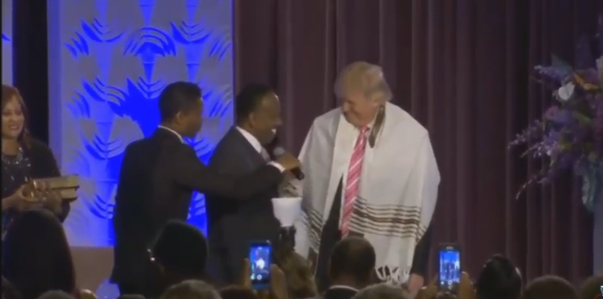 Reuters Caught on Hot Mic Apparently Ordering TV Blackout as Trump is Received Warmly by Black Congregation