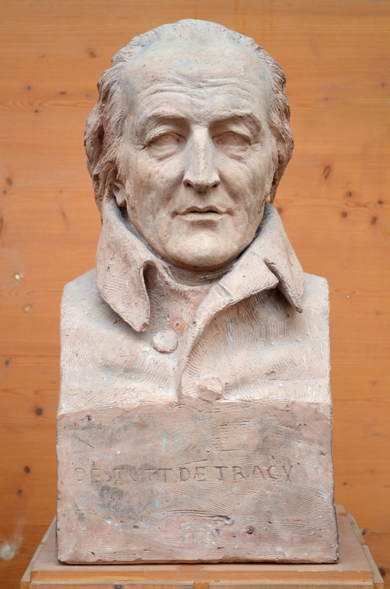 Antoine Destutt de Tracy (1754-1836) is credited with coining the term "ideology" in the 18th century.The word means "the science of ideas."