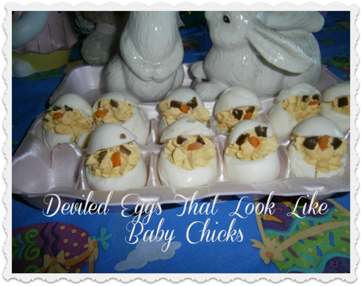 How to Make Deviled Eggs That Look Like Baby Chicks: Recipe