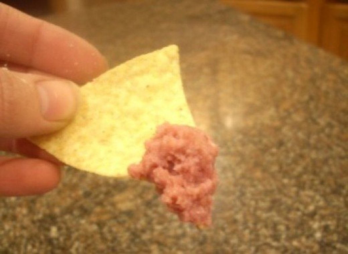Fermented bean paste with chips
