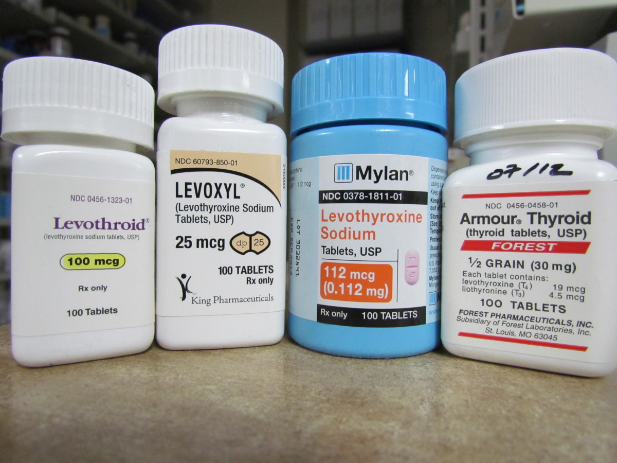 They go by many names, but these products all have the same active ingredient: levothyroxine.