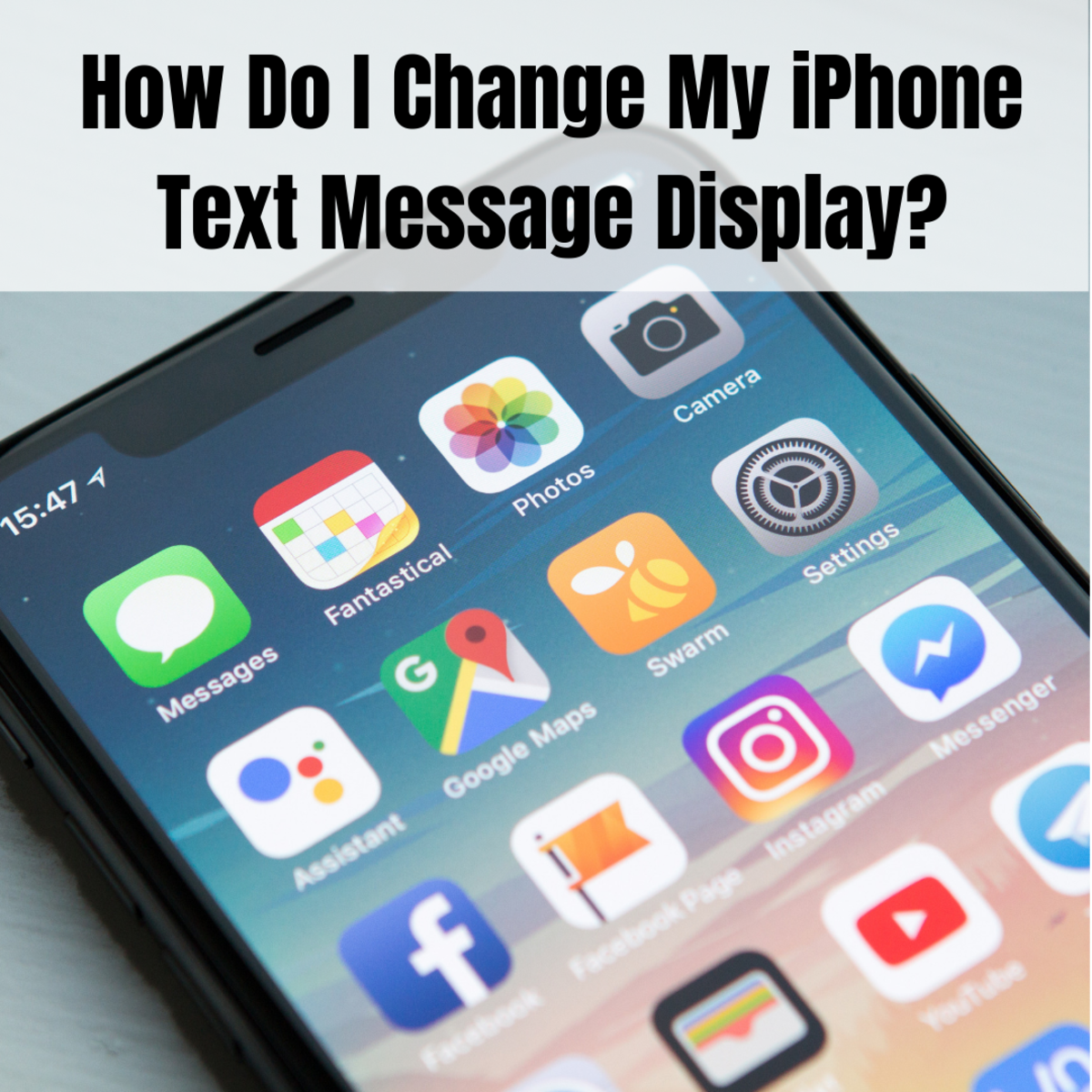 Learn how to change the text message notifications on your iPhone. 