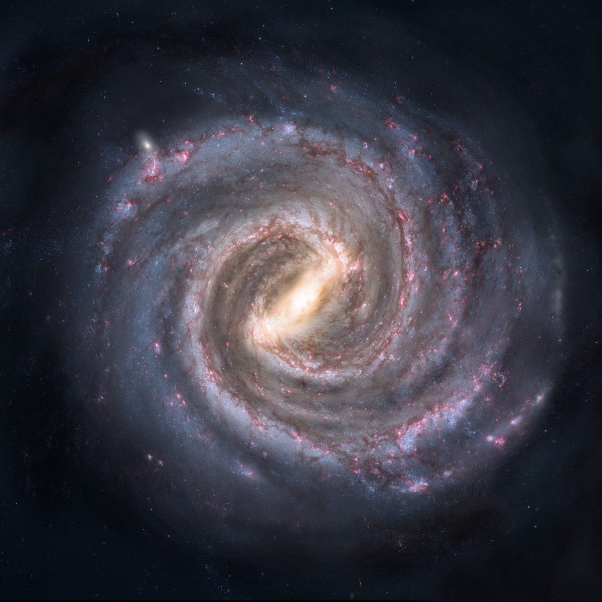 费米悖论的问题是:如果外星生命在我们的银河系中可能如此丰富，那么它们在哪里?