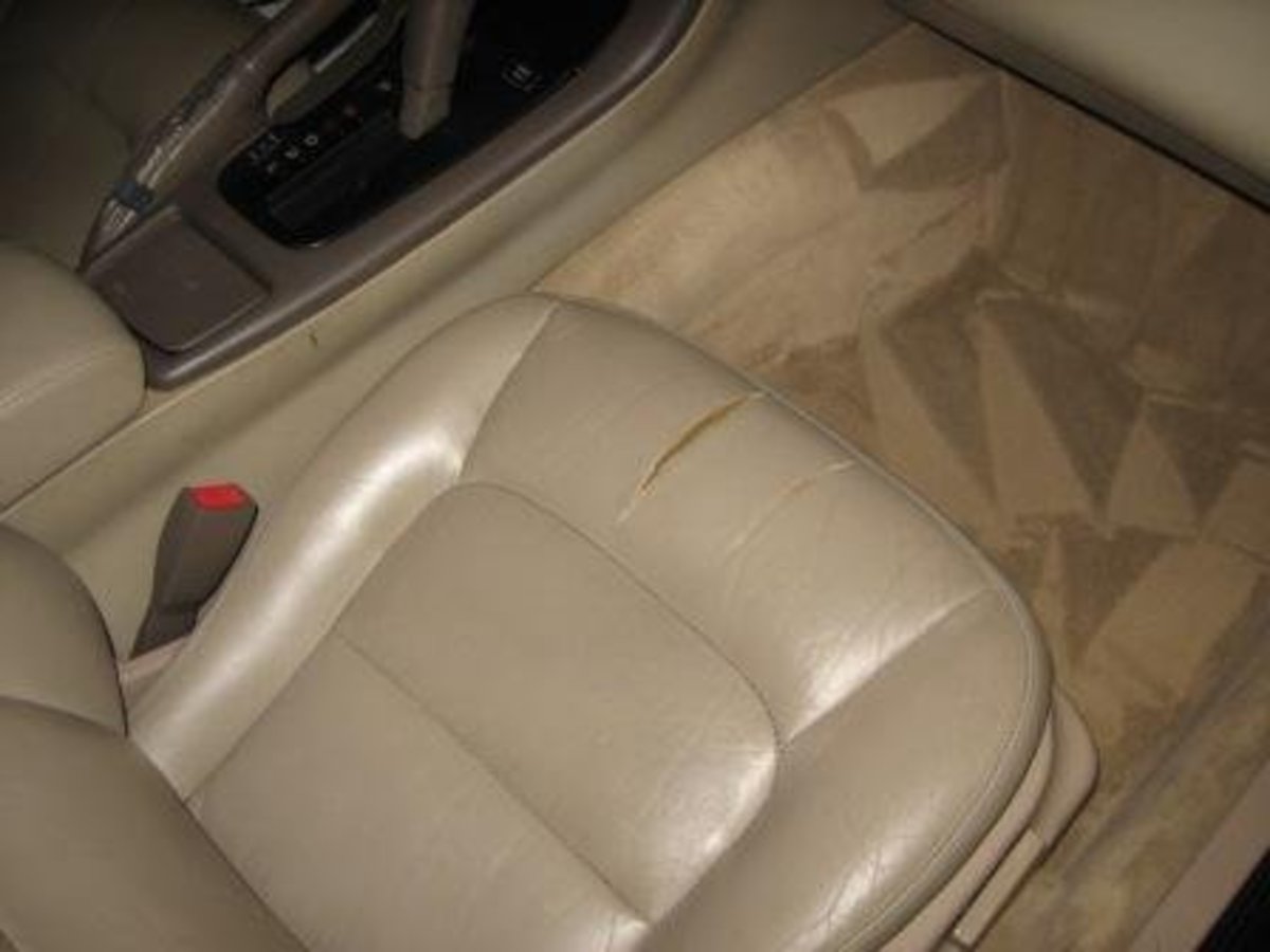 How To Repair Leather And Vinyl Car Seats Yourself Axleaddict - Leather Seat Repair For Cars