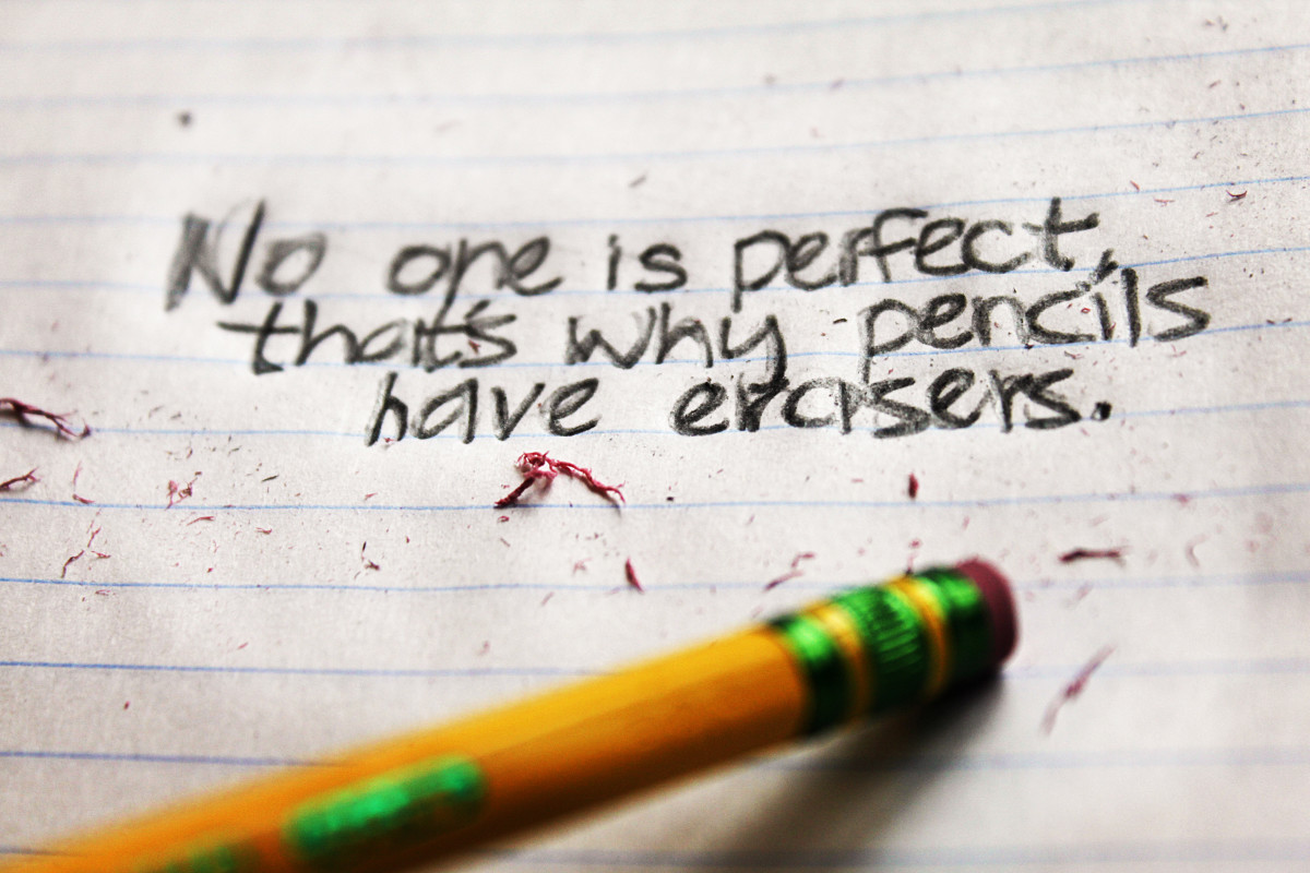 No one is perfect....