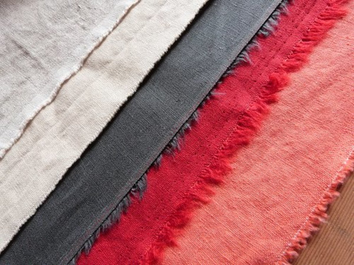 Linen is a naturally moisture-wicking fabric.