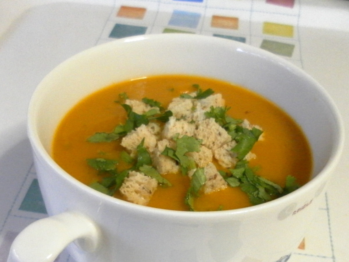My Favourite Winter Warmer Recipe: Creamy Pumpkin Soup
