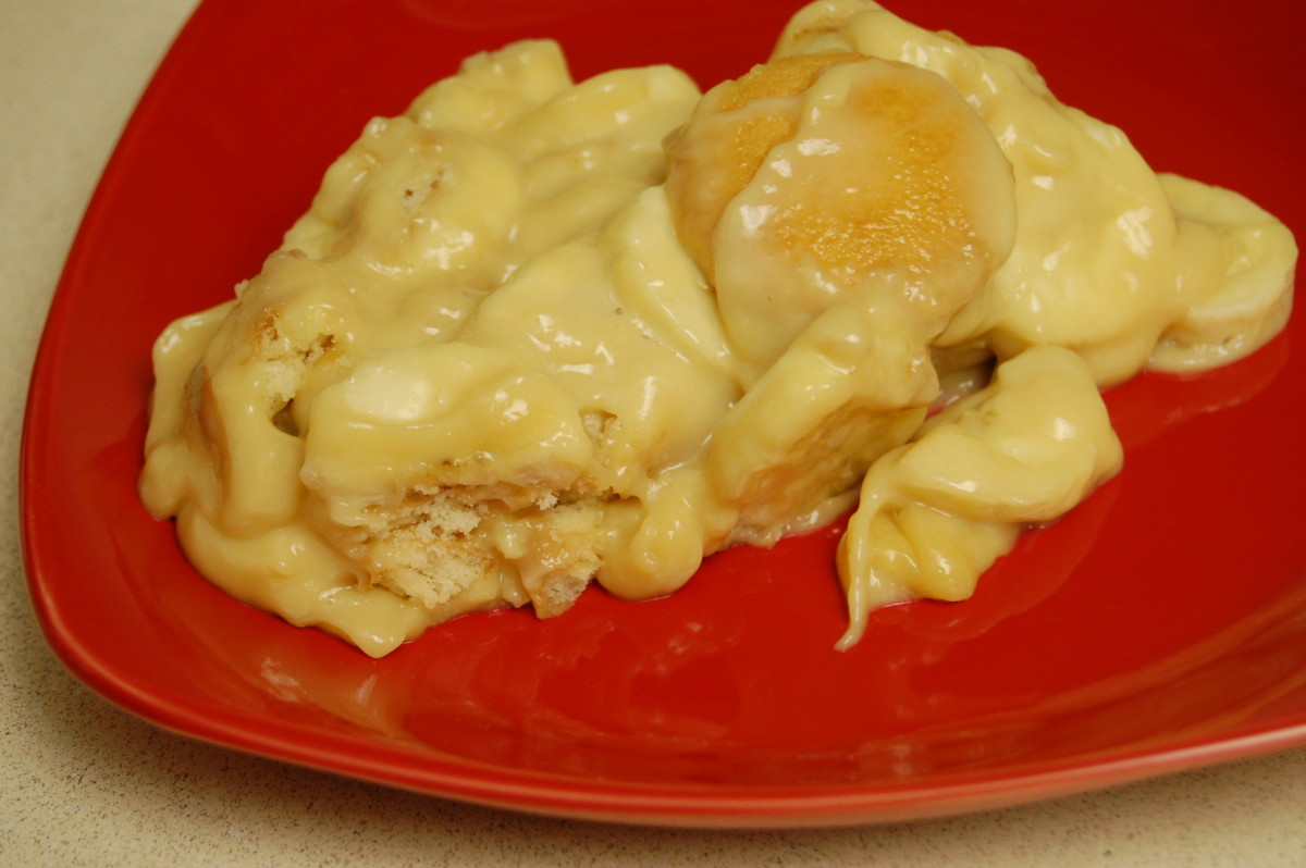 Real homemade Banana Pudding is made with custard cooked on top of the stove
