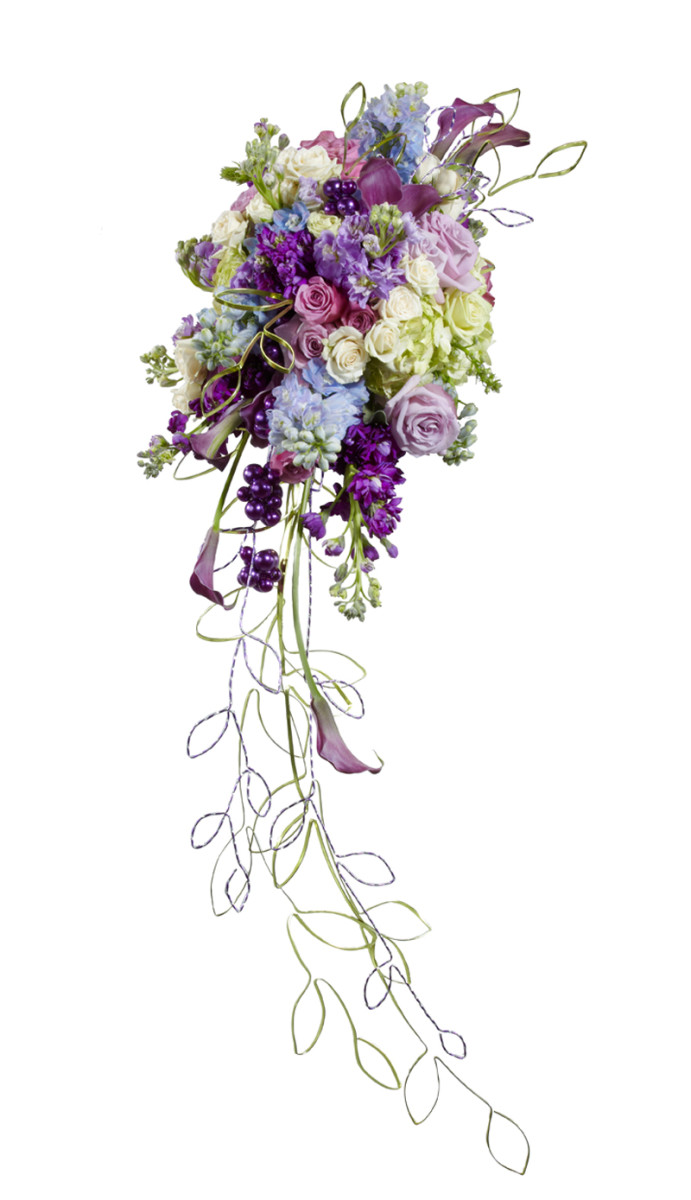 How To Make A Cascading Bouquet With