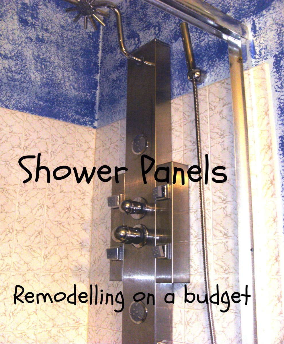 Adding a shower panel to a tub or old shower stall can make a huge difference in appearance and function.