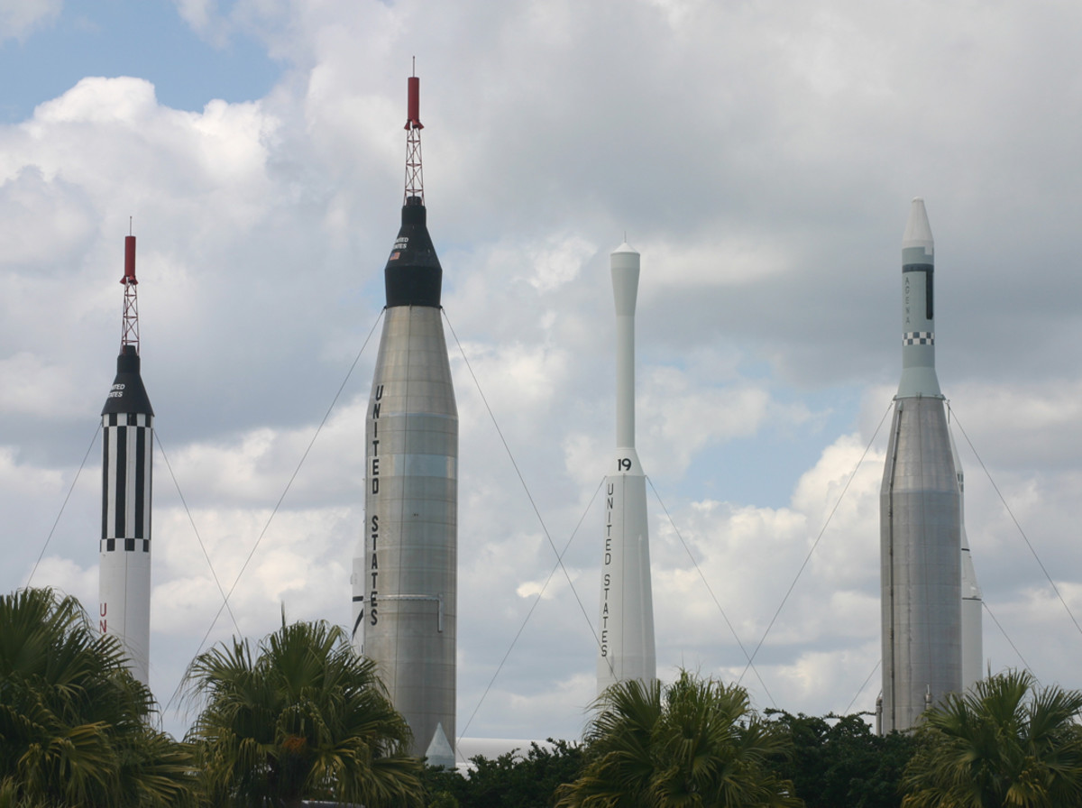 The origins of CMM are tied to NASA, rocketry, and missile development. These early rockets are at the Kennedy Space Center, Cape Canaveral, Florida.