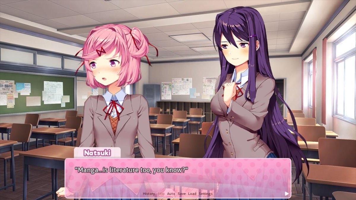 'Doki Doki Literature Club' Makes Surprising Social Commentary About Books