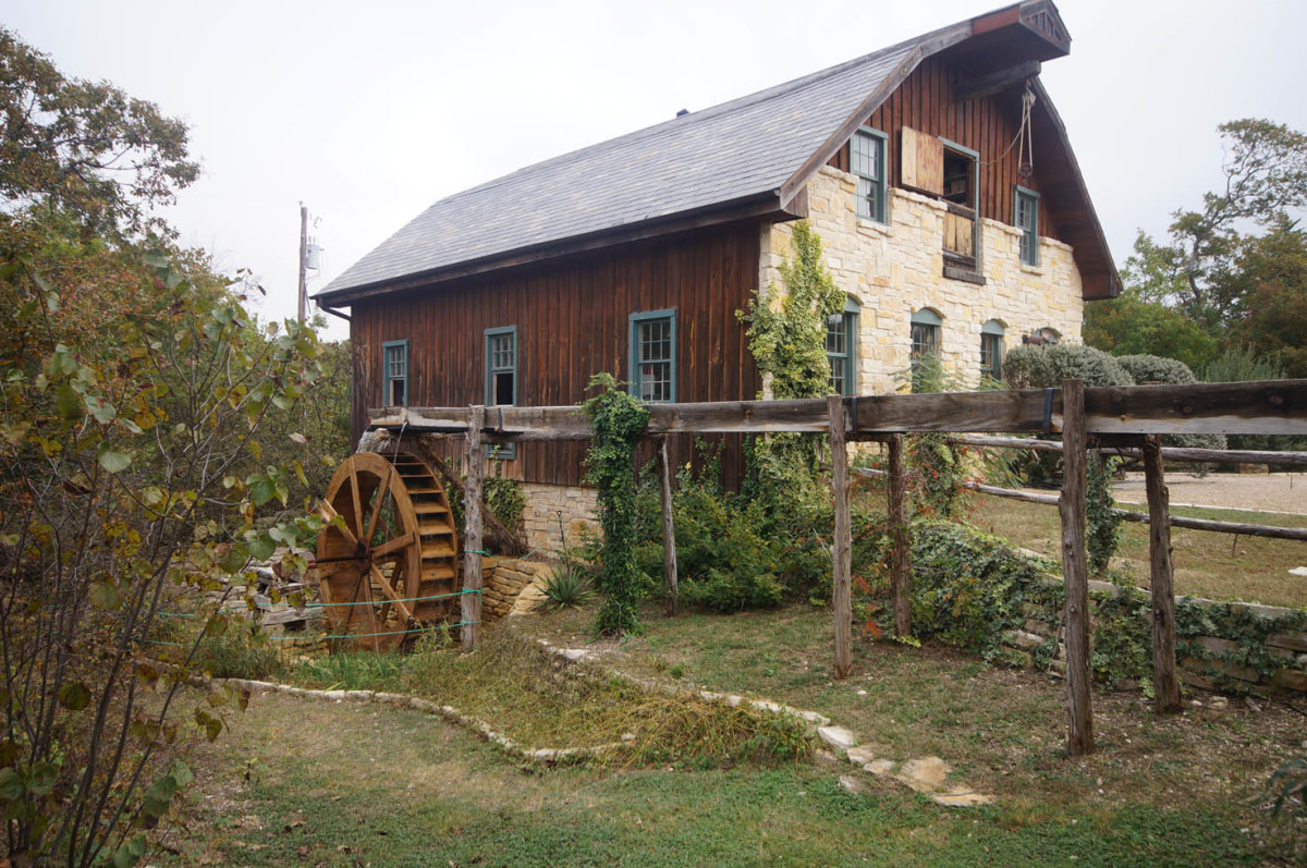 The Homestead Heritage Gristmill.  A variety of flours and baking mixes are made and sold there.