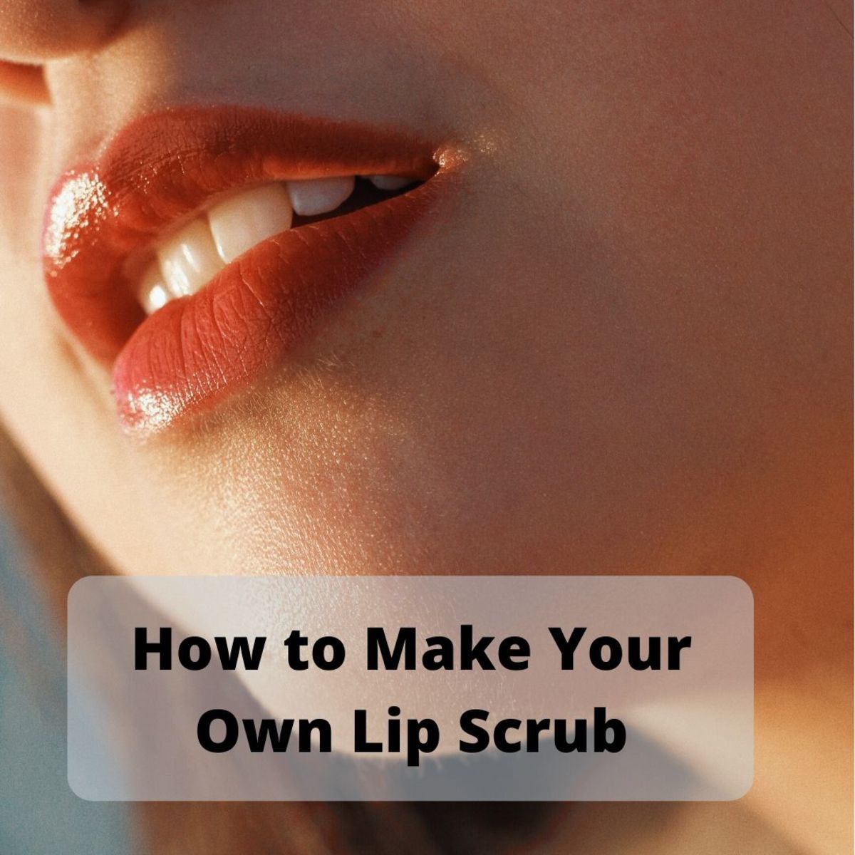 Natural ingredients make the perfect lip scrub recipe.