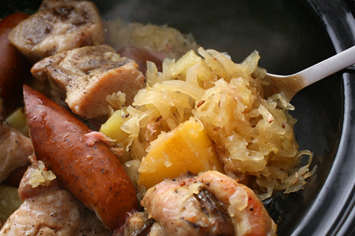 Wine and Beer Pairings for New Year's Day Pork and Sauerkraut