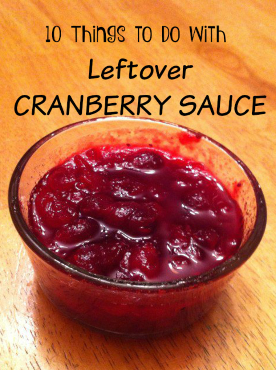 Don't throw out your leftover cranberry sauce!