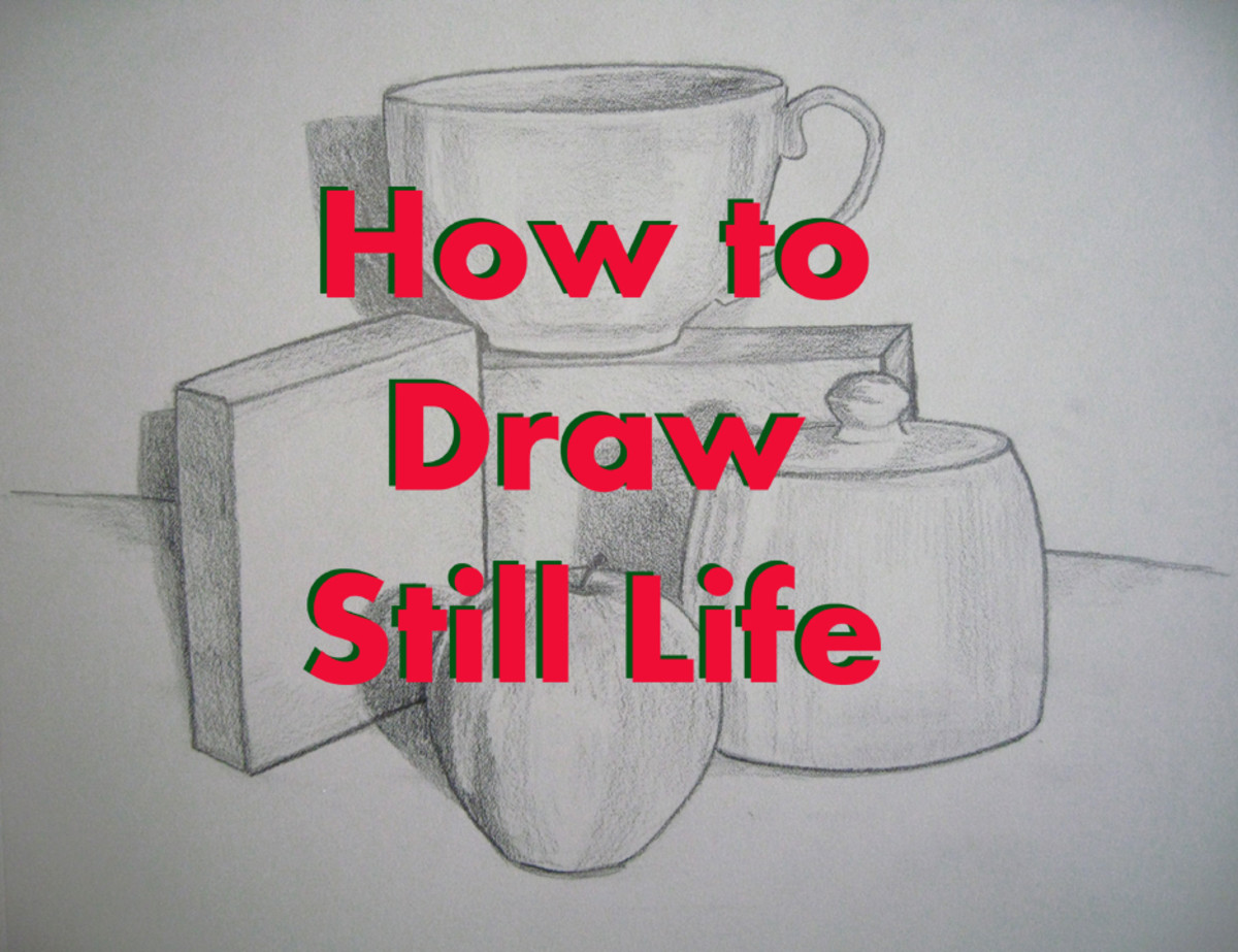 How to Set up a Still Life and Complete a Still Life Drawing - Tutorial