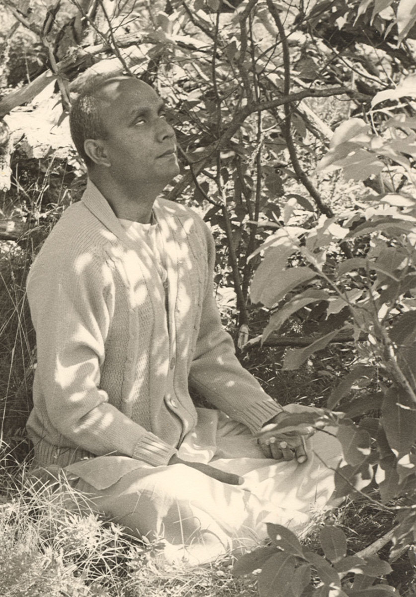 Sri Chinmoy in samadhi