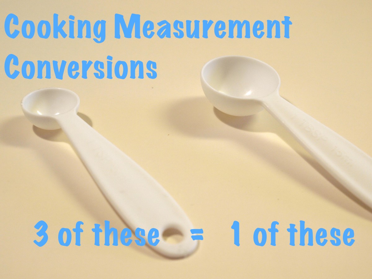 Use these cooking measurement conversion charts to make your life easier. 