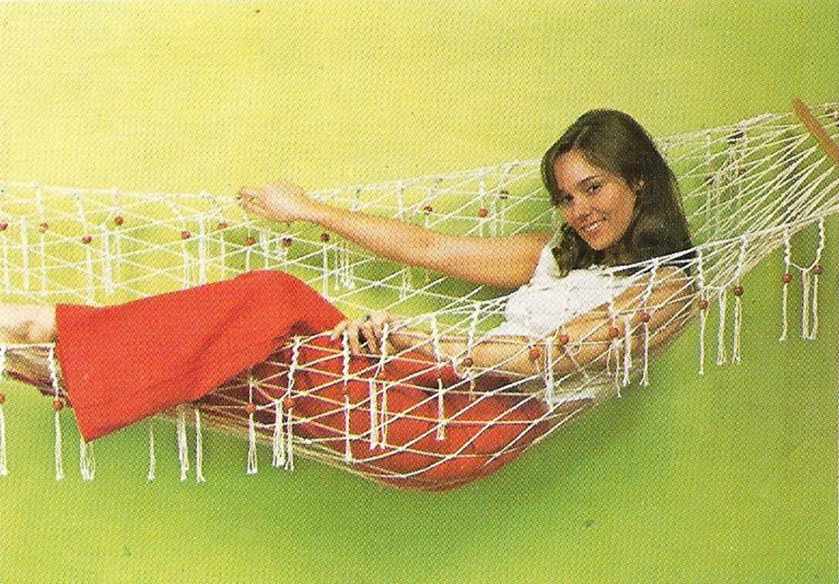 Macramé hammock