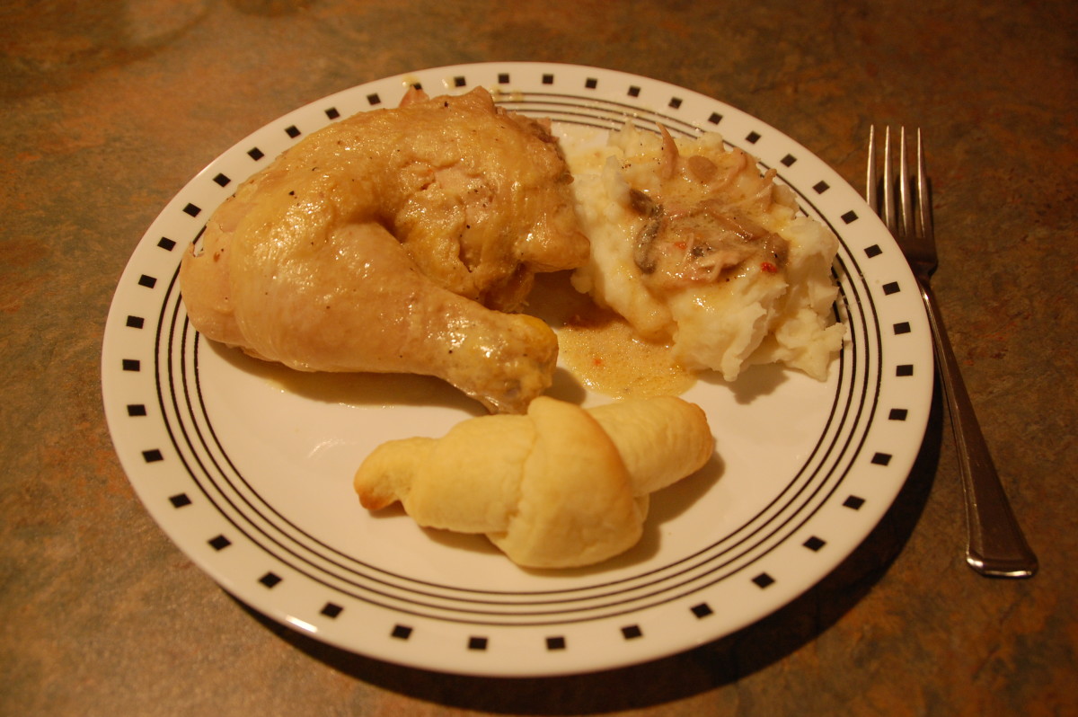 Put your crock pot to good use with this simple chicken leg recipe!