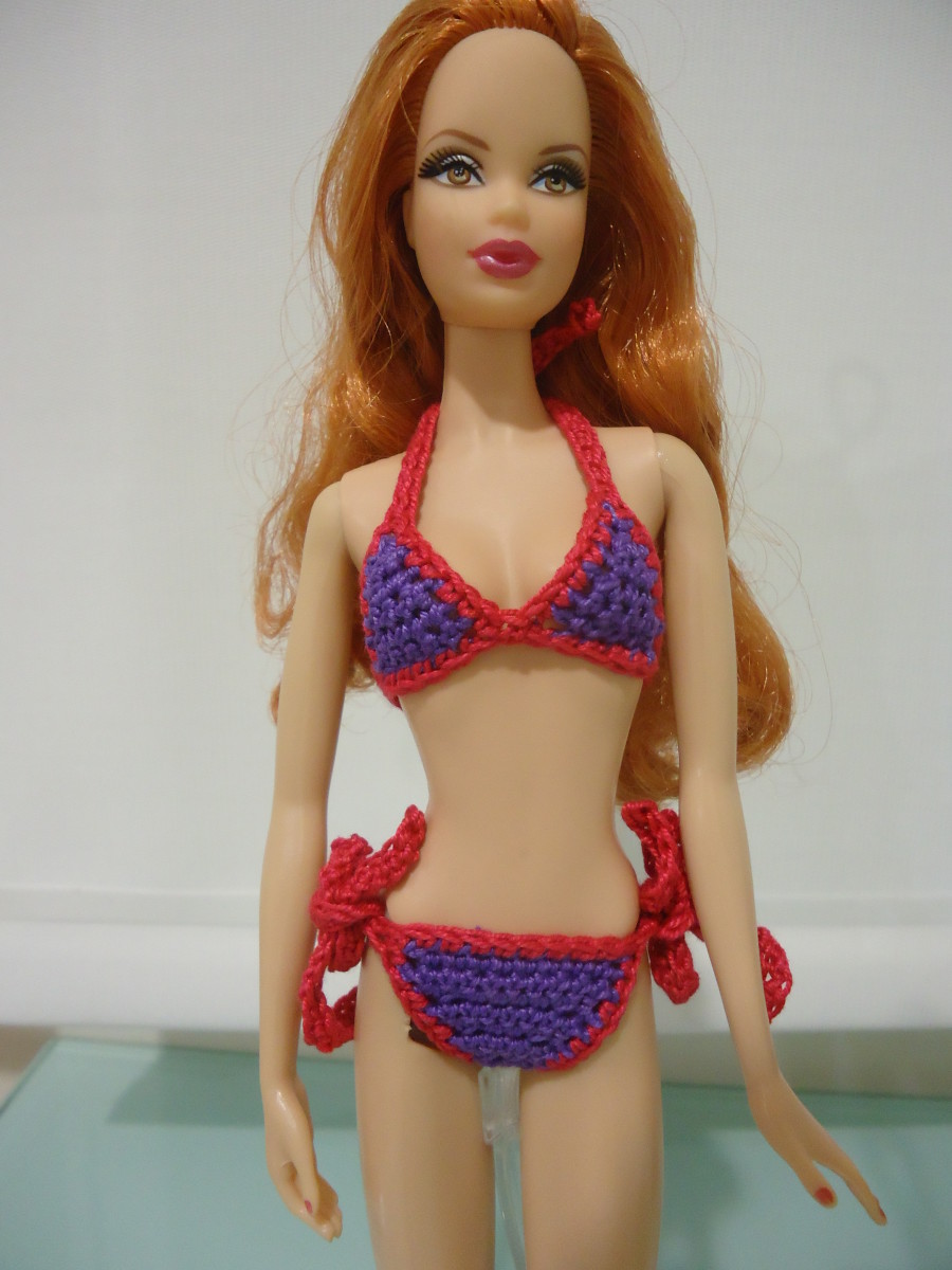 Barbie's two-piece swimsuit