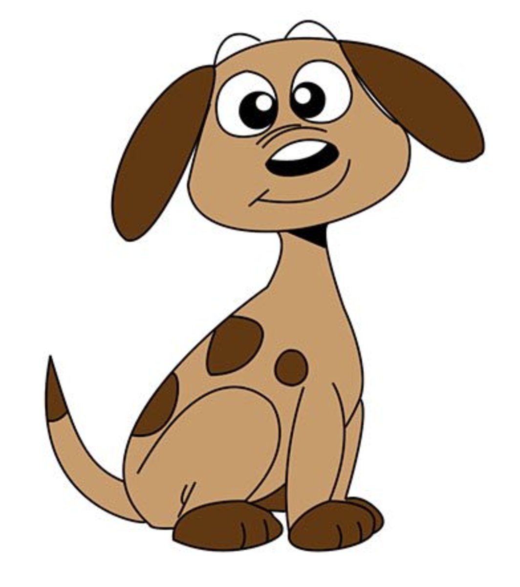 Easy Cartoon Dog Tutorial