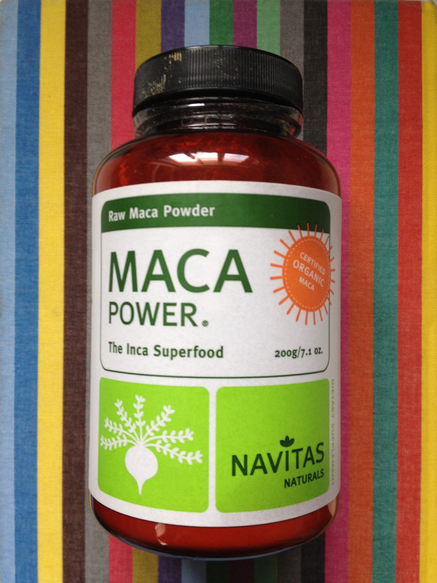 Maca root in powder form. I got it at the store for $16