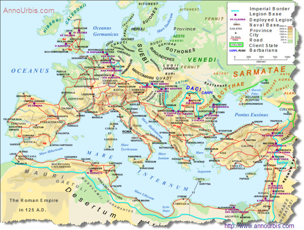 The Roman Empire at its Height. What if the Empire had never existed?