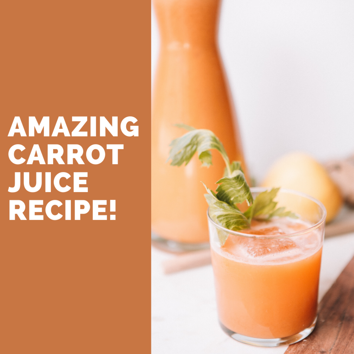 Try this amazing carrot juice recipe. 
