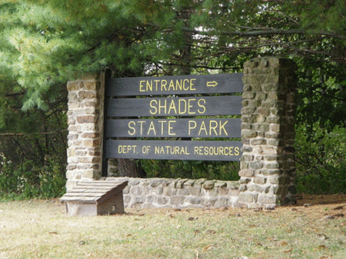 Shades State Park is a lot like Turkey Run but not as crowded