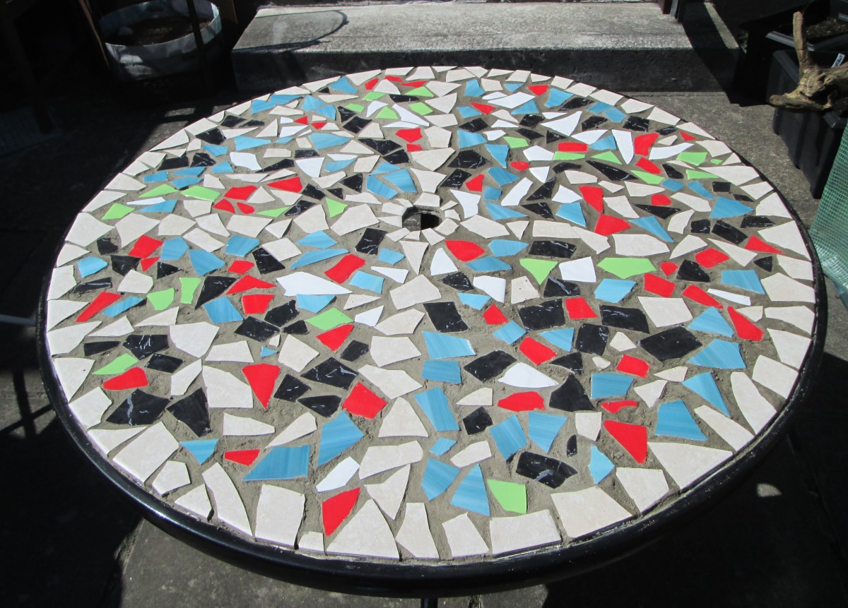 How To Design A Mosaic Table Top With Ceramic Tiles FeltMagnet
