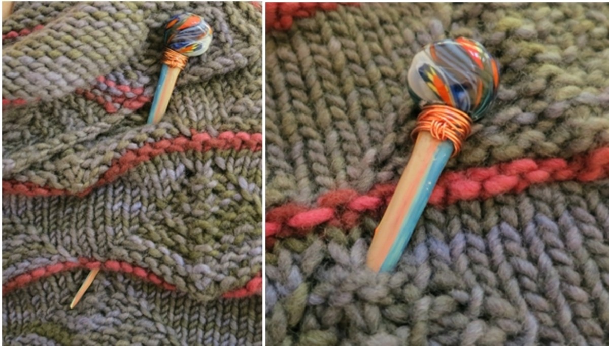 How to Make a Beaded Shawl Stick Pin or Hair Ornament