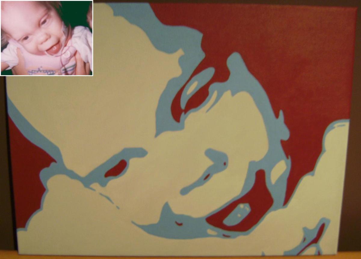 How to Turn Photo Into an Acrylic Art Painting FeltMagnet