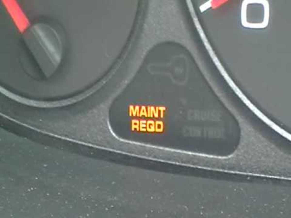 How To Turn Off The Maint Reqd Light Why Is My "Maintenance Required" Light Flashing? - AxleAddict