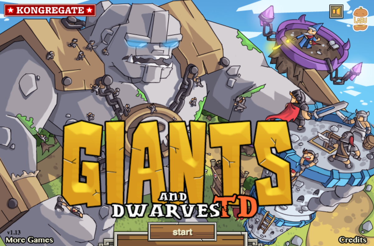 Giants and Dwarves TD created by LabuGames and hosted by Kongregate. Images used for educational purposes only.