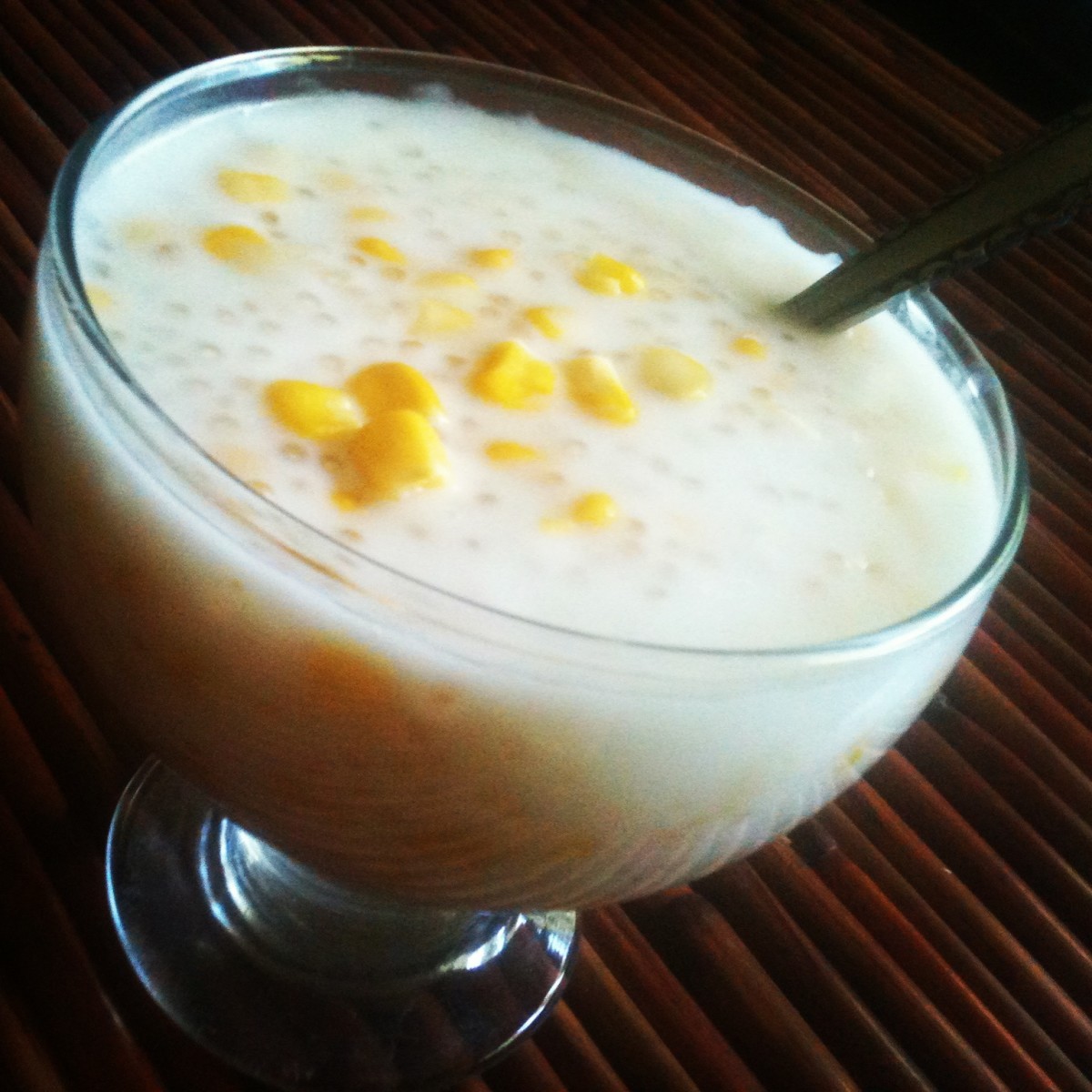 Thai Tapioca and Corn Pudding