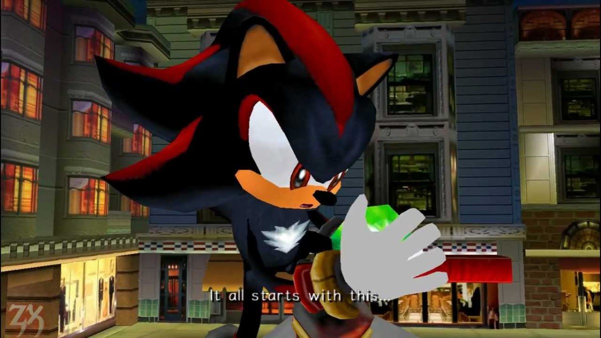 Shadow the Hedgehog in Sonic Adventures 2