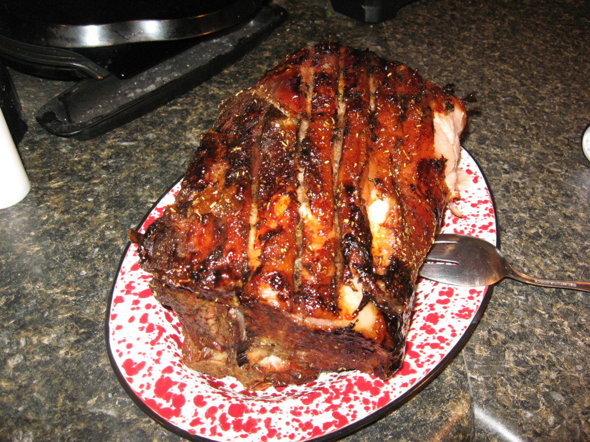 Pork Loin Roast With Brine Marinade and Rosemary Rub Recipe