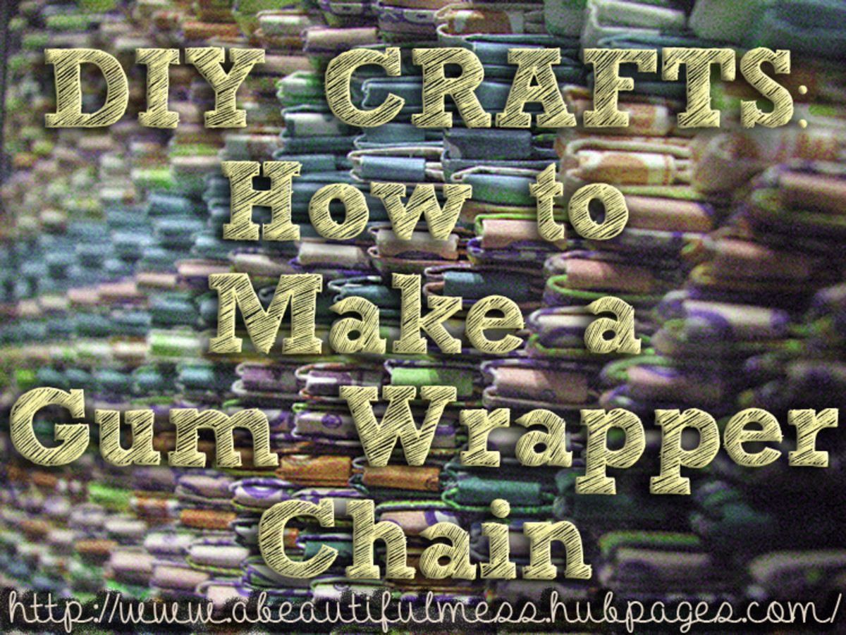 How to Make a Gum Wrapper Chain