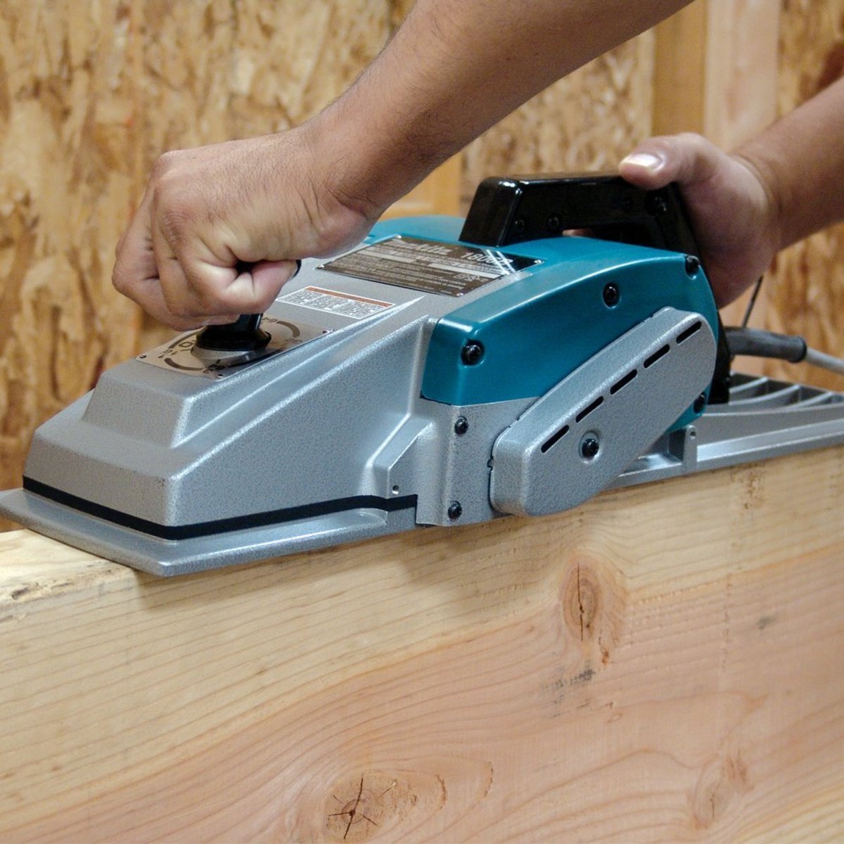 Handheld Wood Planer Tool - Adjustable Blade Woodworking Plane For Precision Trimming & Smoothing