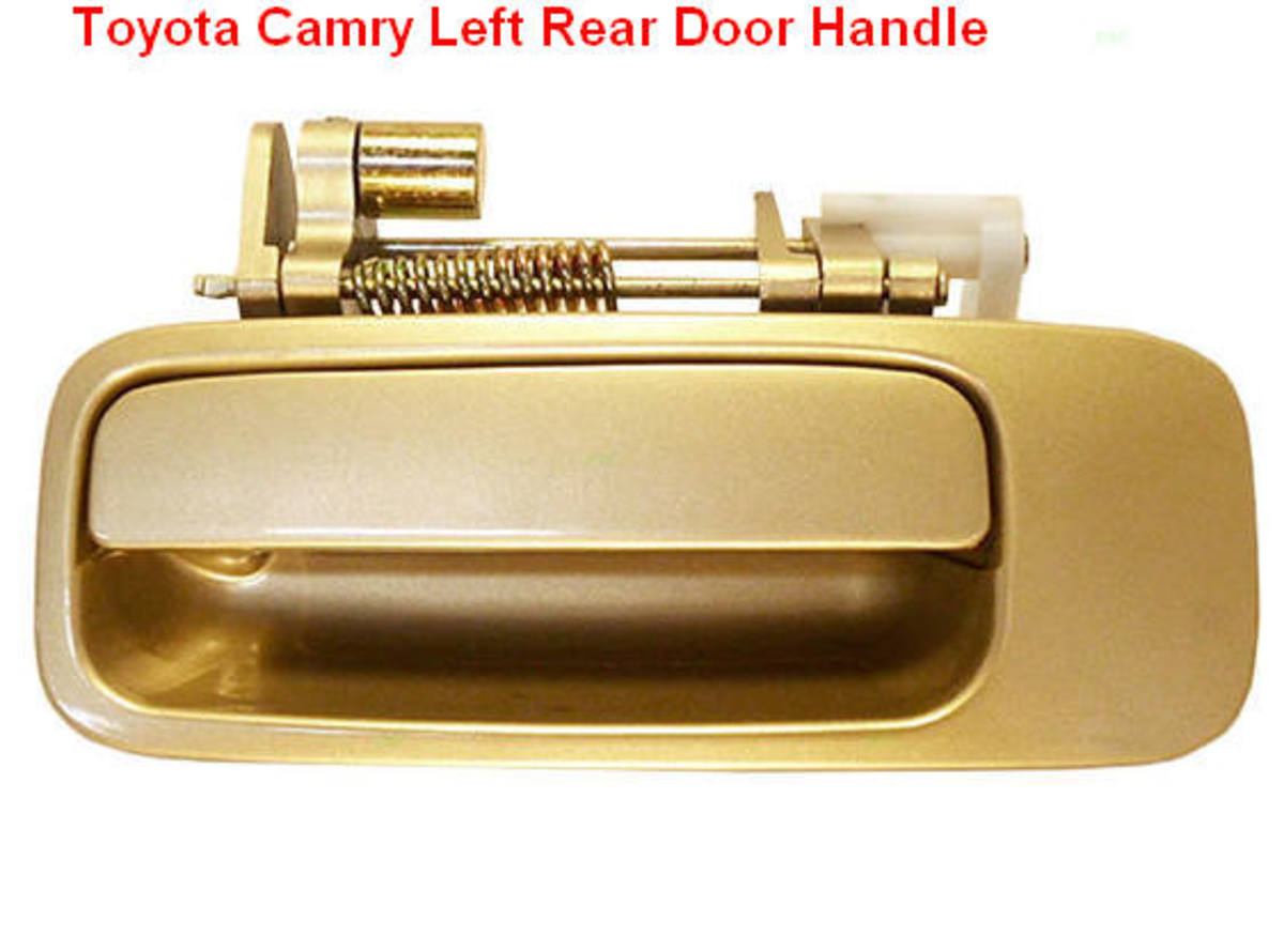 How To Replace Or Repair The Rear Door Handle Door Latch Or Door Lock Actuator On The Toyota