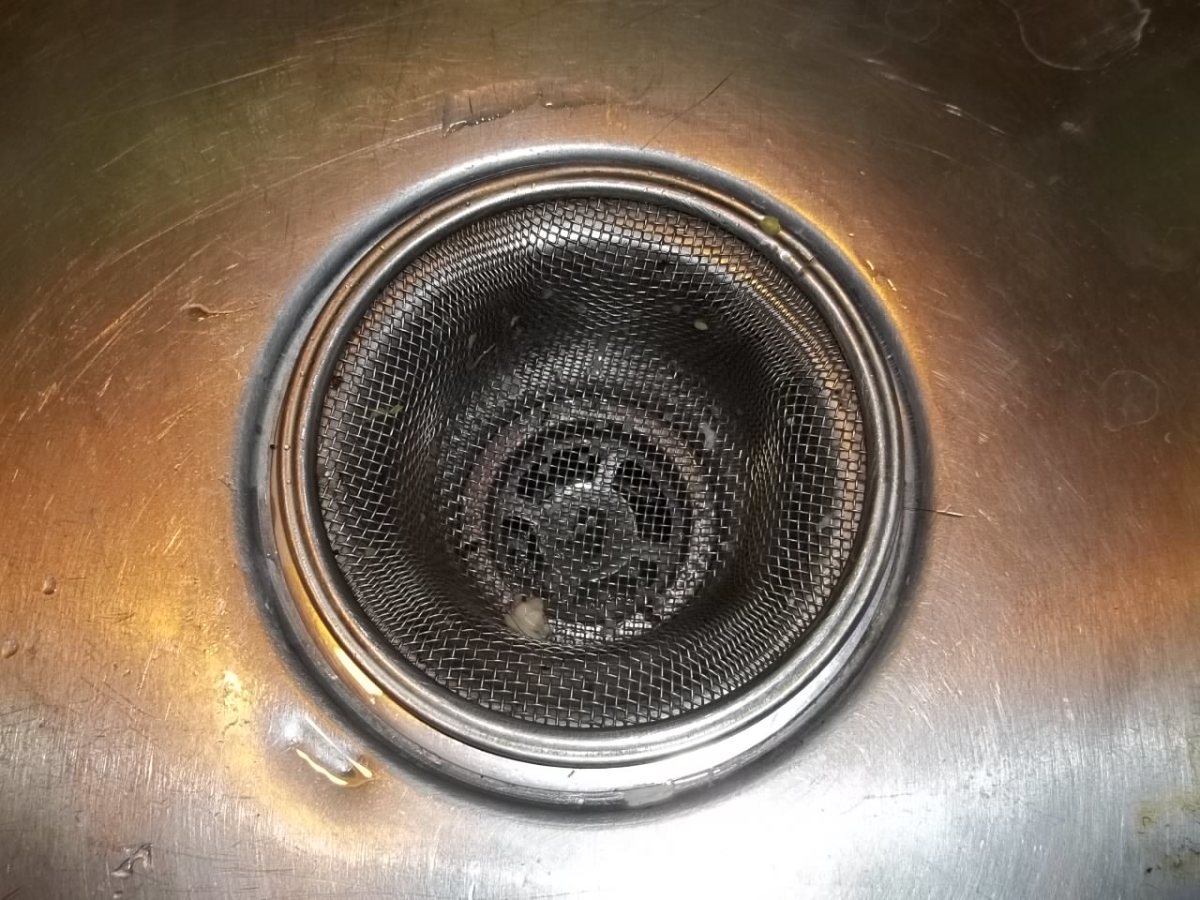 plunging a double kitchen sink