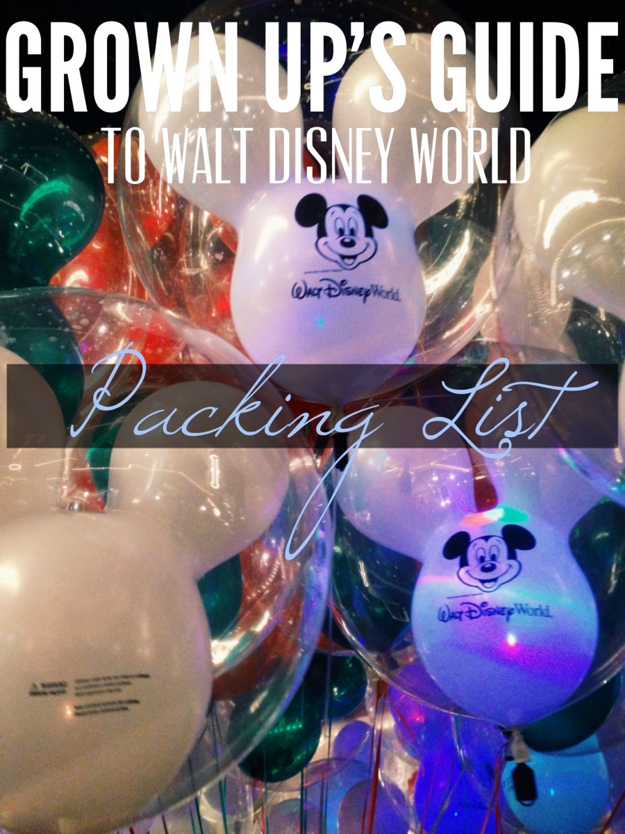 Grown Ups Guide to Disney World: The Ultimate Packing List