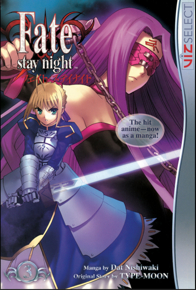 Fate/Stay Night manga volume 3 cover.