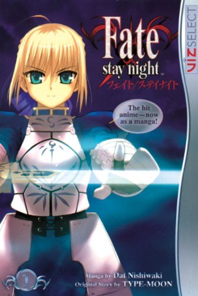 "Fate/Stay Night," Vol. 1 manga cover.